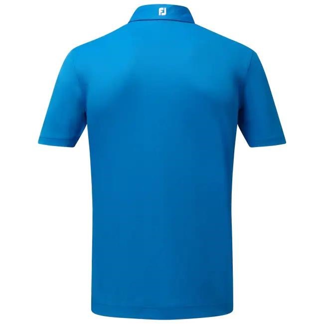 FootJoy Stretch Pique Solid Athletic Fit męskie polo, cobalt