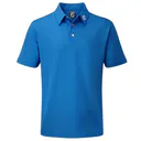 FootJoy Stretch Pique Solid Athletic Fit męskie polo, cobalt