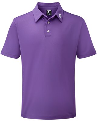 FootJoy Stretch Pique Solid polo męskie, fioletowe