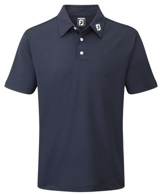 FootJoy Stretch Pique Solid Athletic Fit męskie polo, granatowe