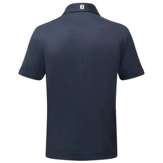 FootJoy Stretch Pique Solid Athletic Fit męskie polo, granatowe