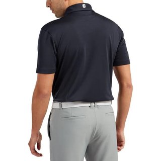 FootJoy Stretch Pique Solid Athletic Fit męskie polo, granatowe