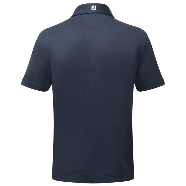 FootJoy Stretch Pique Solid Athletic Fit męskie polo, granatowe