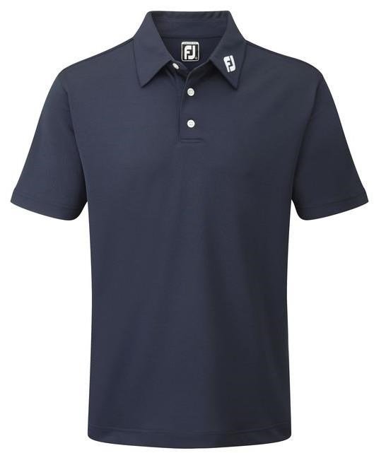 FootJoy Stretch Pique Solid Athletic Fit męskie polo, granatowe