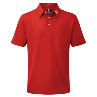 FootJoy Stretch Pique Solid Athletic Fit męskie polo, czerwone