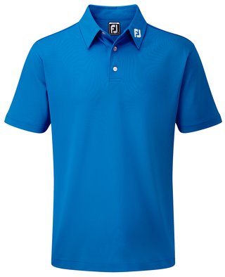 FootJoy Stretch Pique Solid junior polo, niebieskie
