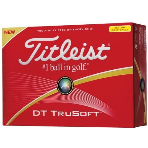 Titleist DT TruSoft Yellow piłki golfowe