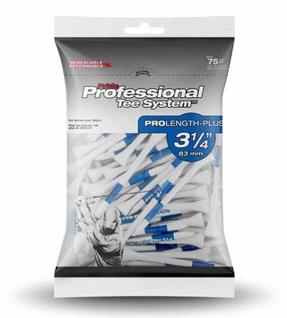 Pride Professional Tee System Prolength Plus niebieskie kołki golfowe 83mm (3 1/4"), 75 sztuk