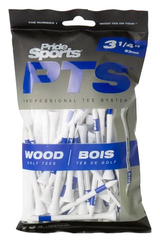 Pride Professional Tee System Prolength Plus niebieskie kołki golfowe 83mm (3 1/4"), 75 sztuk
