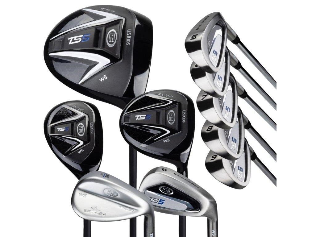 U.S. Kids Golf TS5-60 (152cm) 10-Club golfowy zestaw dziecięcy, stal