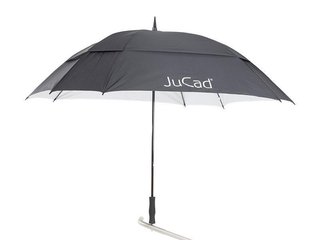 JuCad Windproof parasol golfowy z kołkiem pin 68", czarny