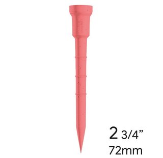 Lignum Tee plastikowe tee 72mm, 12szt., różowe