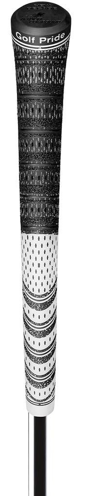 Golf Pride New Decade Multi-Compound grip, STANDARD, czarno/biały