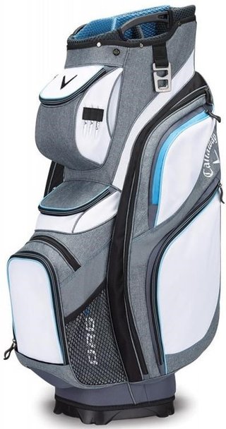 Callaway ORG 14 cart bag, biało/szaro/niebieski