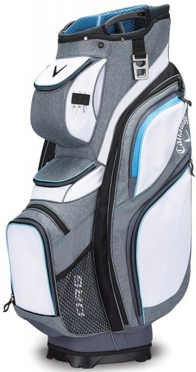 Callaway ORG 14 cart bag, biało/szaro/niebieski