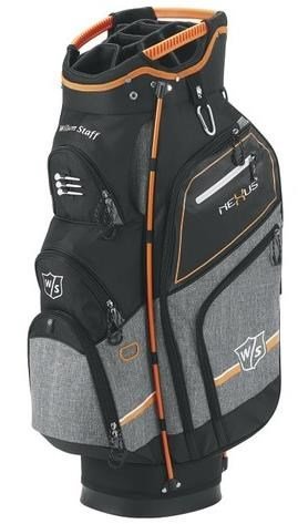 Wilson Staff neXus III cart bag, czarno/pomarańczowy