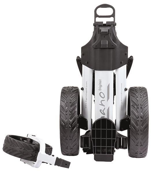 Big Max Nano Digital electric trolley, white + Lithium-Polymer battery and charger