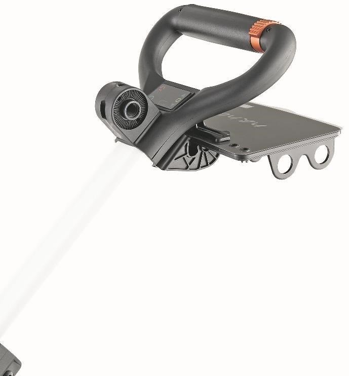 Big Max Nano Digital electric trolley, white + Lithium-Polymer battery and charger