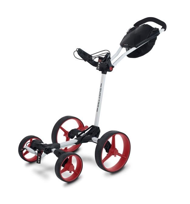 Big Max Blade Quattro wózek golfowy, biało/czerwony