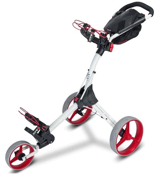 Big Max IQ+ wózek golfowy, biało/czerwony