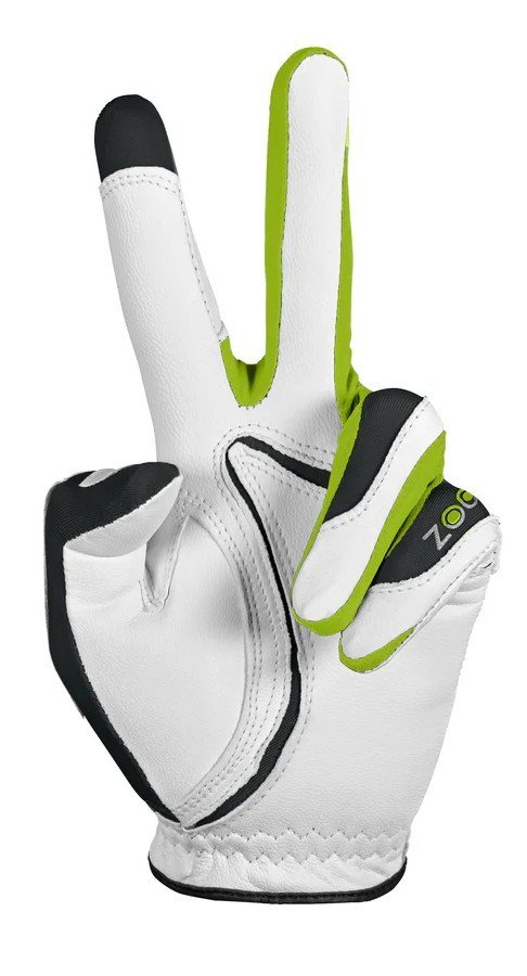 Zoom Tour damska rękawiczka golfowa, biało/szaro/limonkowa