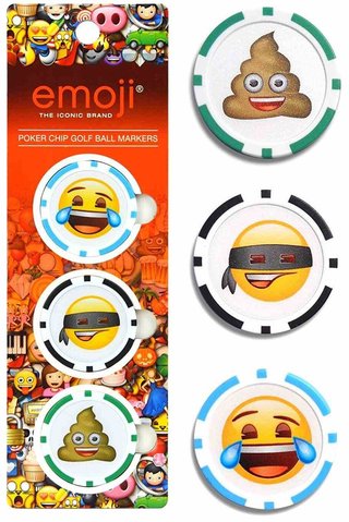 Emoji Poker Chips markery