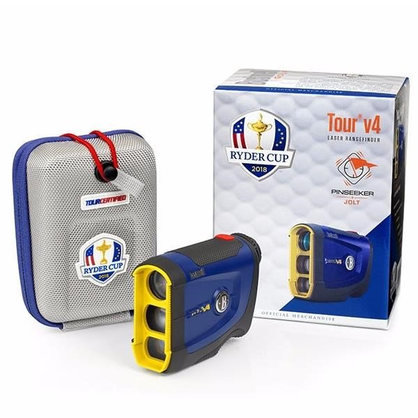 Bushnell Tour V4 JOLT, blue/yellow Ryder CUP edition (neprodejný on-line)