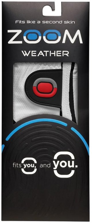 Zoom Weather męska rękawiczka golfowa, biało/czarno/czerwona