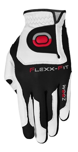 Zoom Grip damska rękawiczka golfowa, biało/czarno/czerwona
