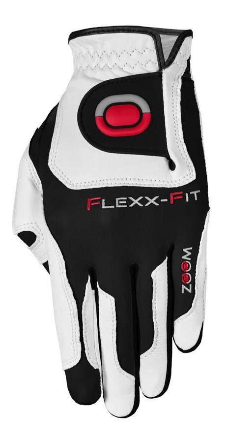 Zoom Grip damska rękawiczka golfowa, biało/czarno/czerwona