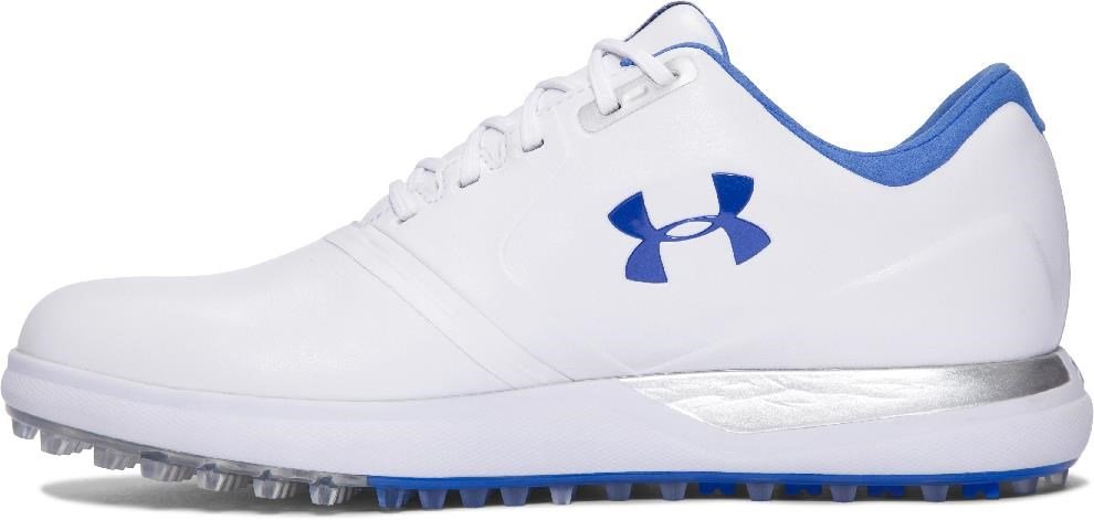 Under Armour Performance SL damskie buty golfowe, biało/niebieske