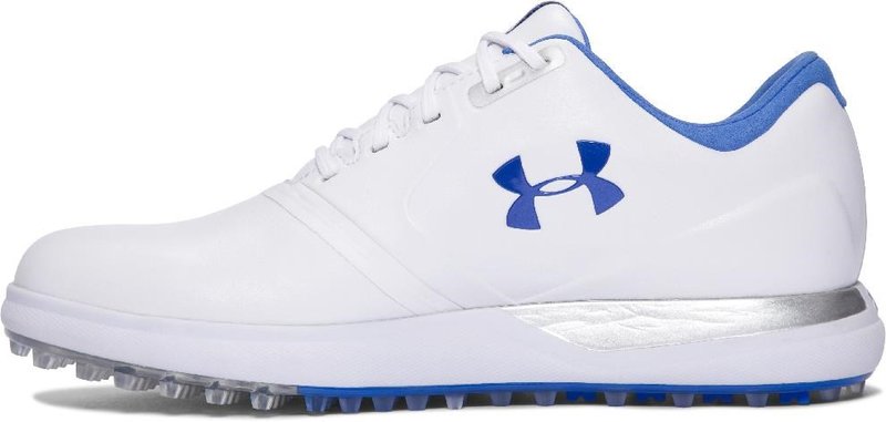 Under Armour Performance SL damskie buty golfowe, biało/niebieske