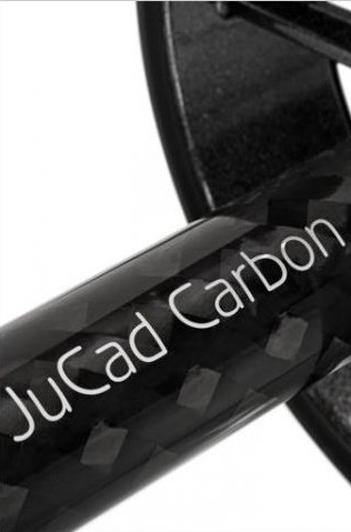 JuCad Carbon Travel wózek, czarny