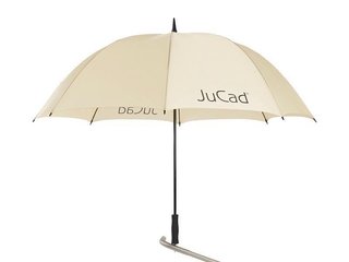 JuCad Golf Umbrella 68" parasol z kołkiem pin, beżowy