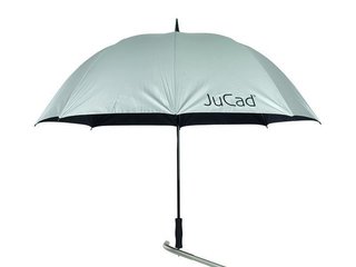 JuCad Golf Umbrella 68" parasol z kołkiem pin, srebrny UV