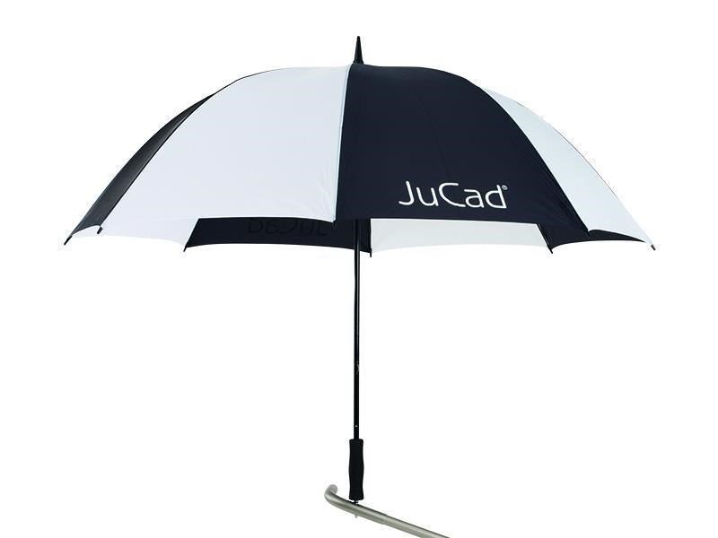 JuCad Golf Umbrella 68" parasol z kołkiem pin, czarno/biały
