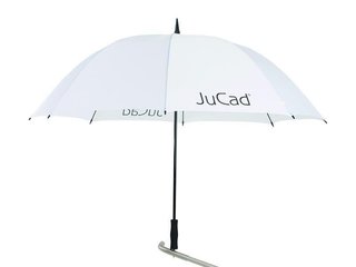 JuCad Golf Umbrella 68" parasol z kołkiem pin, biały