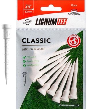 Lignum Tee plastikowe tee 62mm, 12szt., biała