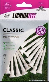 Lignum Tee plastikowe tee 53mm, 16szt., biała