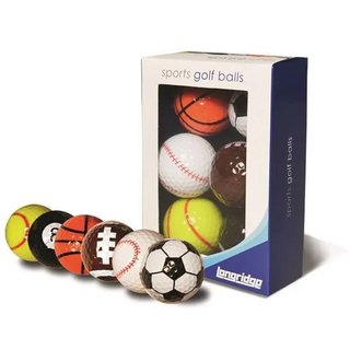 Longridge Sport piłki golfowe - mix kolorów, 6szt.