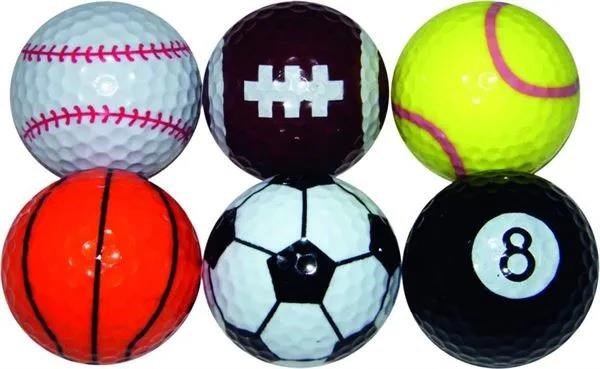 Longridge Sport piłki golfowe - mix kolorów, 6szt.