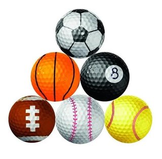 Longridge Sport piłki golfowe - mix kolorów, 6szt.