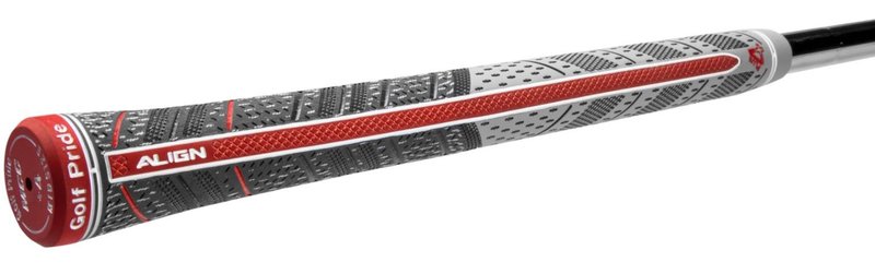 Golf Pride New Decade MCC Plus 4 Align grip, standard, szary