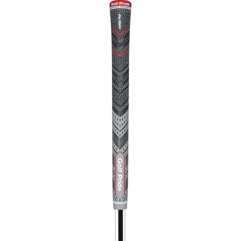 Golf Pride MCC Plus4 Align grip, Midsize, szary