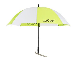 JuCad Golf Umbrella 68" parasol z kołkiem pin, biało/zielony