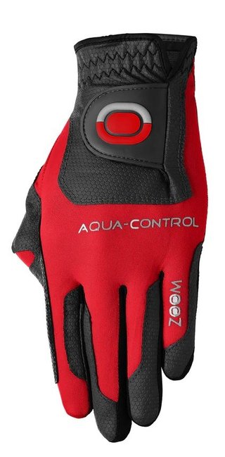 Zoom Aqua Control męska rękawiczka golfowa, czarno/czerwona