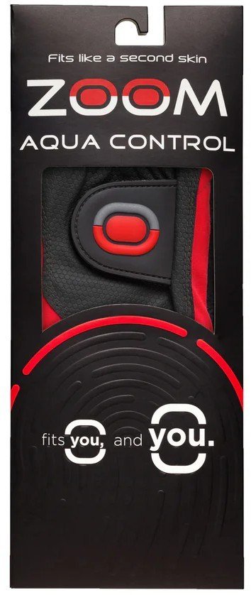Zoom Aqua Control męska rękawiczka golfowa, czarno/czerwona