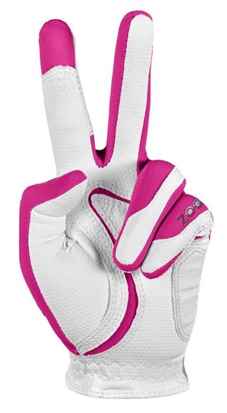 Zoom Weather damska rękawiczka golfowa, biało/fuchsia