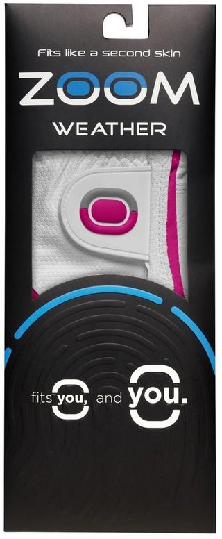 Zoom Weather damska rękawiczka golfowa, biało/fuchsia