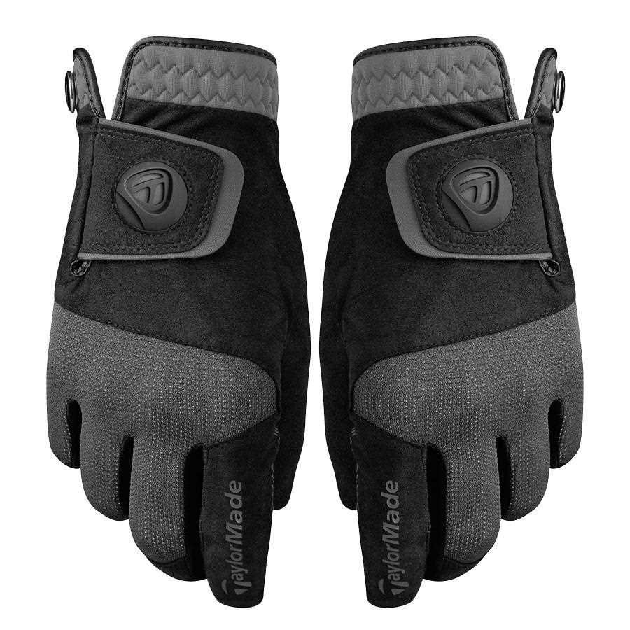 TaylorMade Rain Control rękawiczki golfowe męskie, czarne